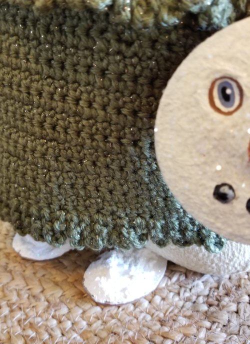 Snowshoe Snowman (Taupe Sweater)