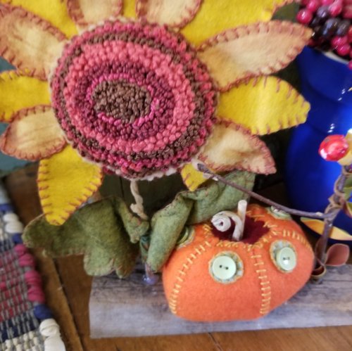 French Knot Sunflower