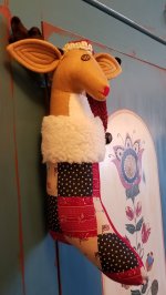 Reindeer Stocking (Patriotic)