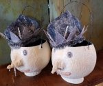 Jack Frost Paper Mache Buckets