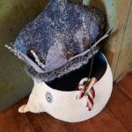 Jack Frost Paper Mache Buckets