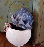 Jack Frost Paper Mache Buckets