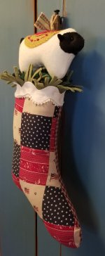 Christmas Sheep Stockings (Red, White, and Blue)